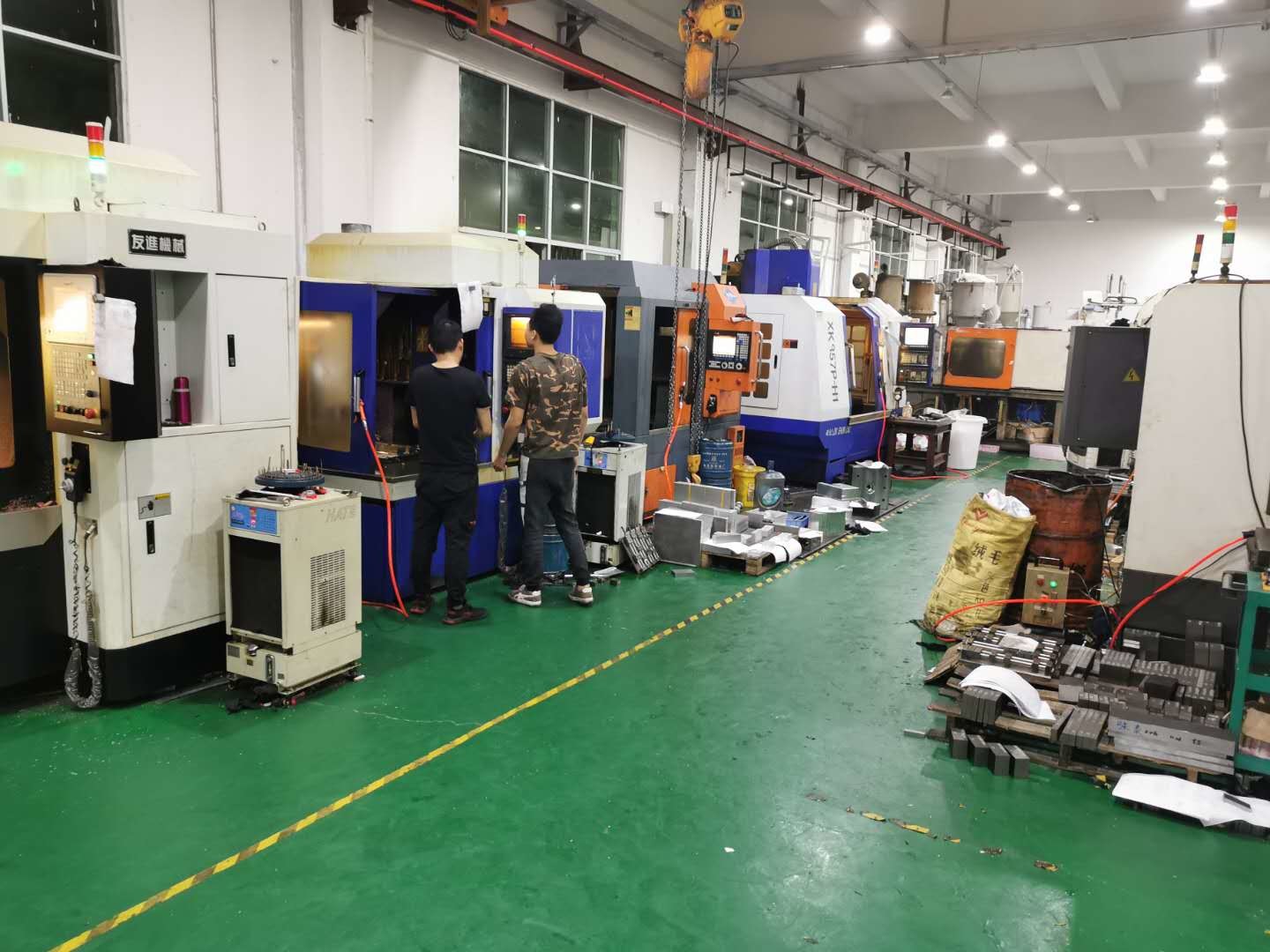 machining of mechanical parts